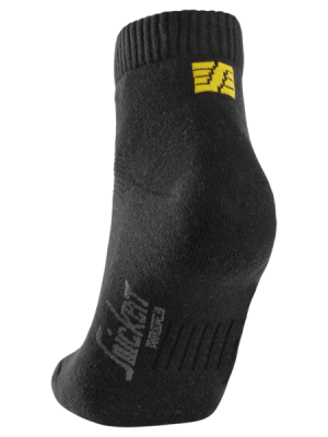 Snickers Work Socks Low-Cut Cotton 3-Pack 9221 - Black