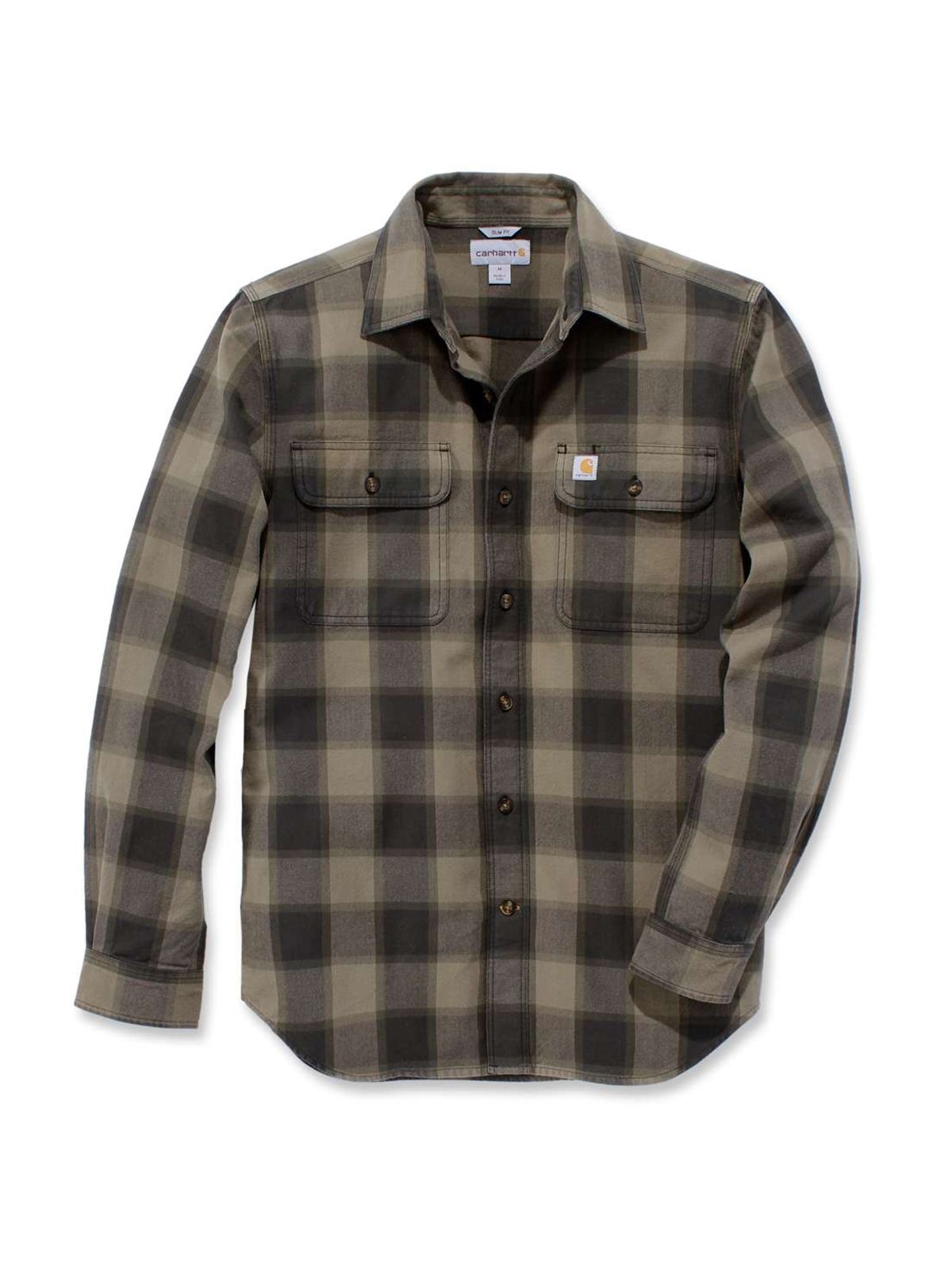 Carhartt Workwear moss Hubbard Regular Fit Flannel Hemd Flannelhemd 