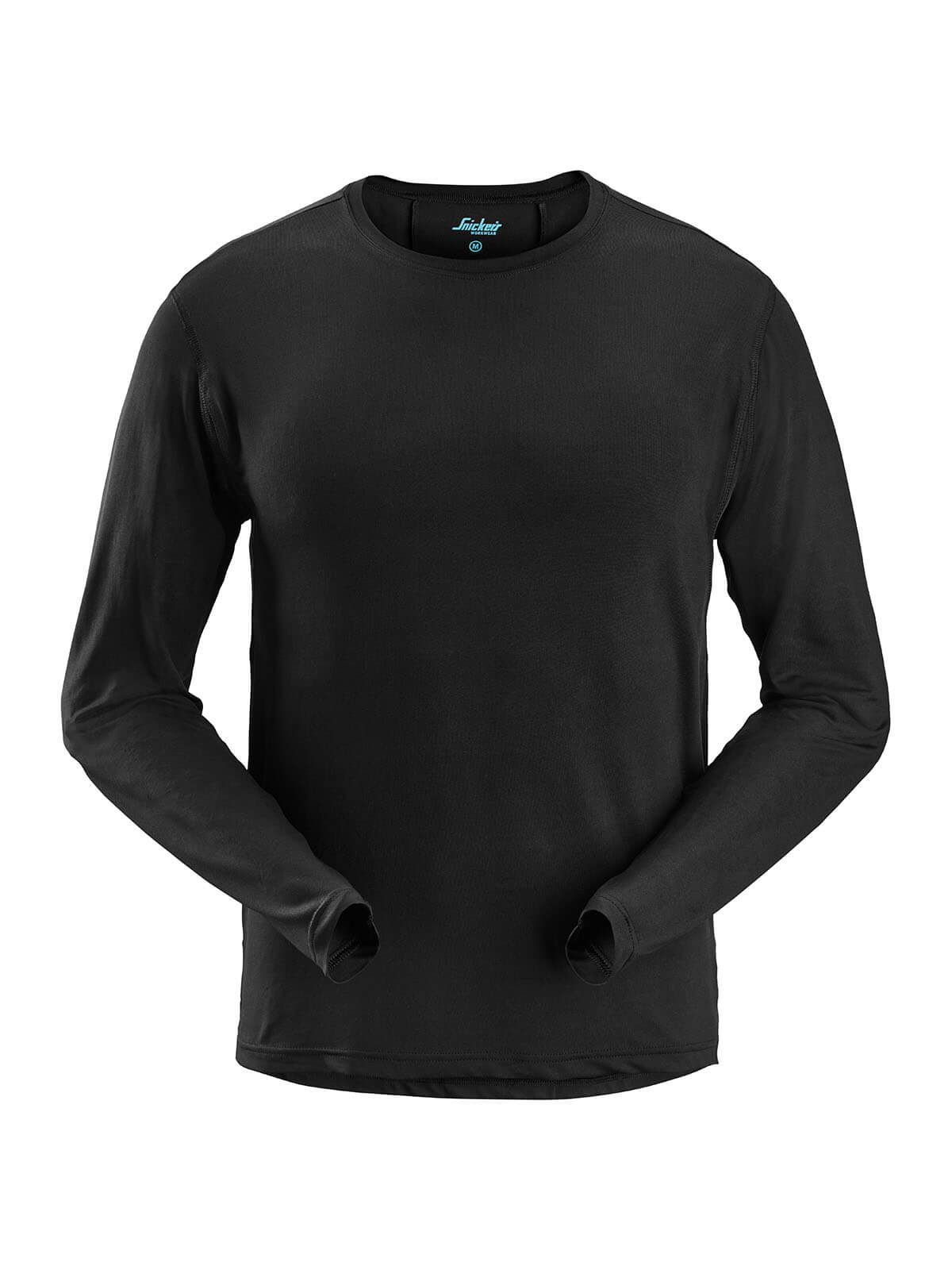 fårehyrde de minus 2411 Work T-shirt Long Sleeve Litework UV - Black 0400 - Snickers