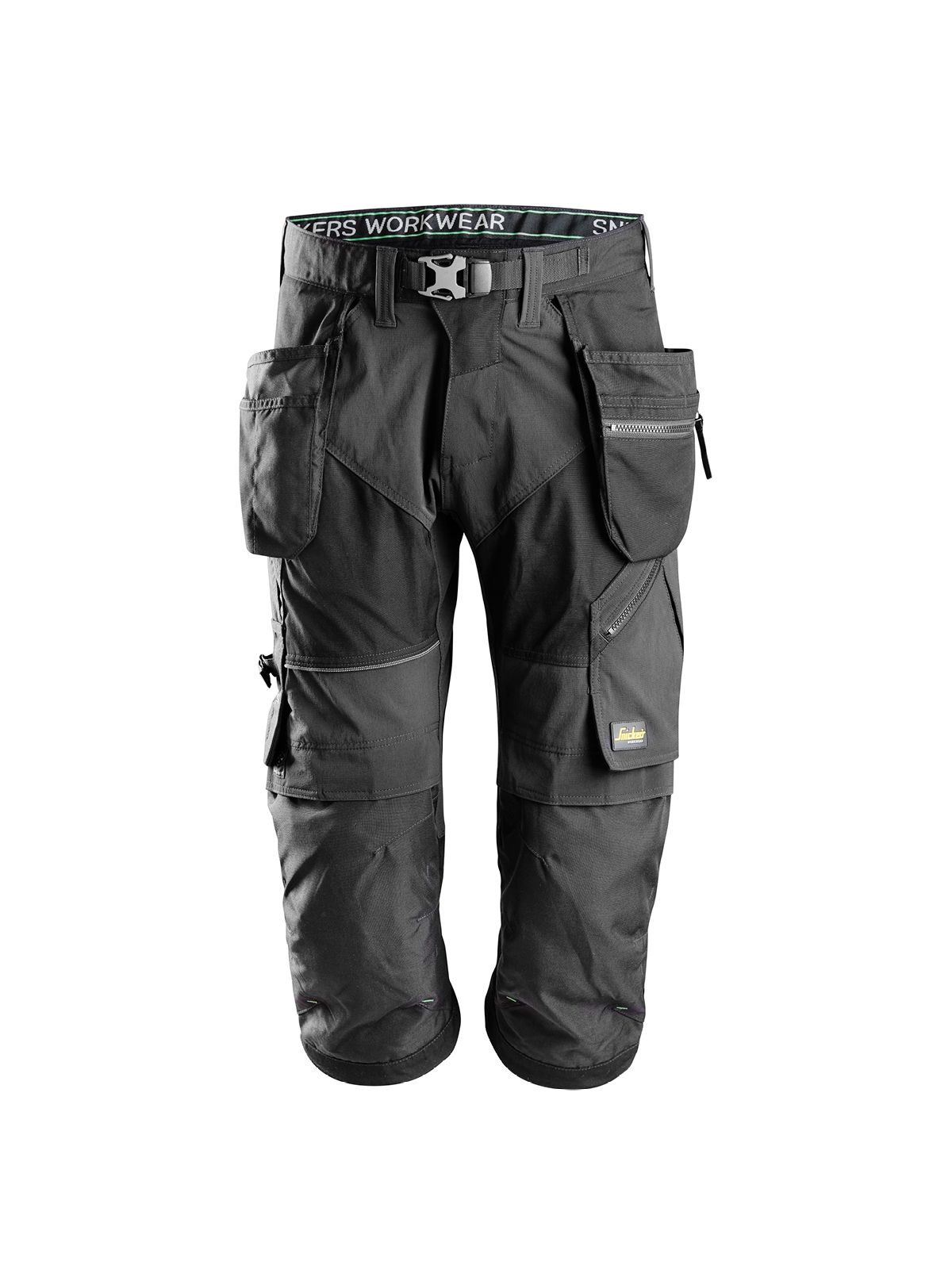 6905 Snickers FlexiWork Work Pirate Shorts with Holster & Kneepad Pockets 