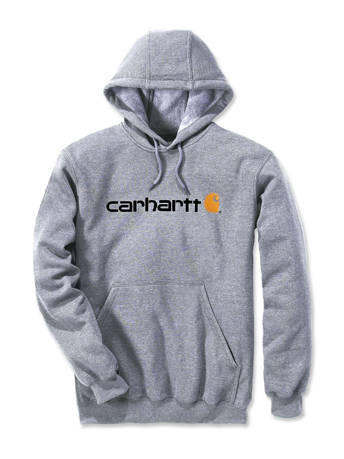 Carhartt Sweatshirt Signature Logo Midweight Sweatshirt Carbon 100074 