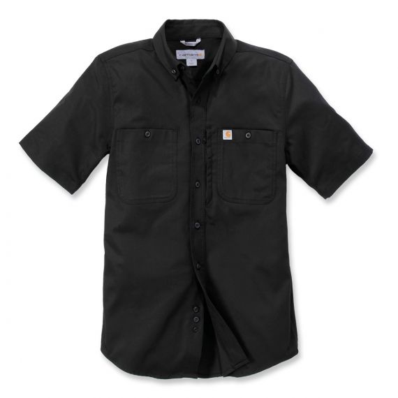 結婚祝い 未使用 carhartt wip S/S DELRAY SHIRT black シャツ - www