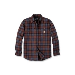 Carhartt Flannel Plaid Shirt Heavyweight 106356 - Mocha