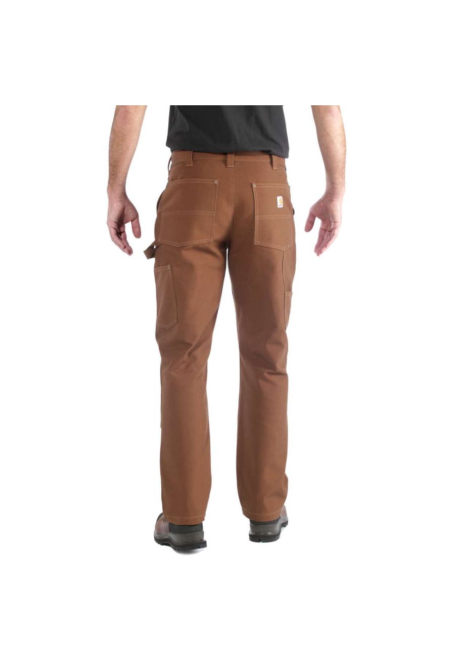 Carhartt Firm Duck Double-Front Work Dungaree - Carhartt Brown