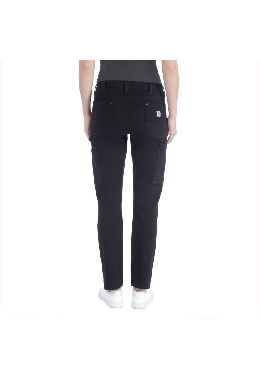 Carhartt 104296 Women's Stretch Twill Double Front Trousers - Black