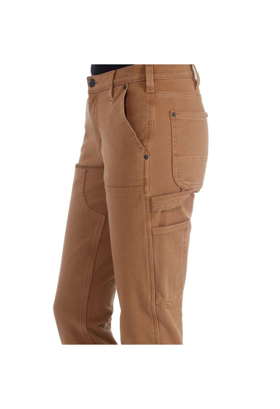 Carhartt 104296 Women's Stretch Twill Double Front Trousers - C. Brown