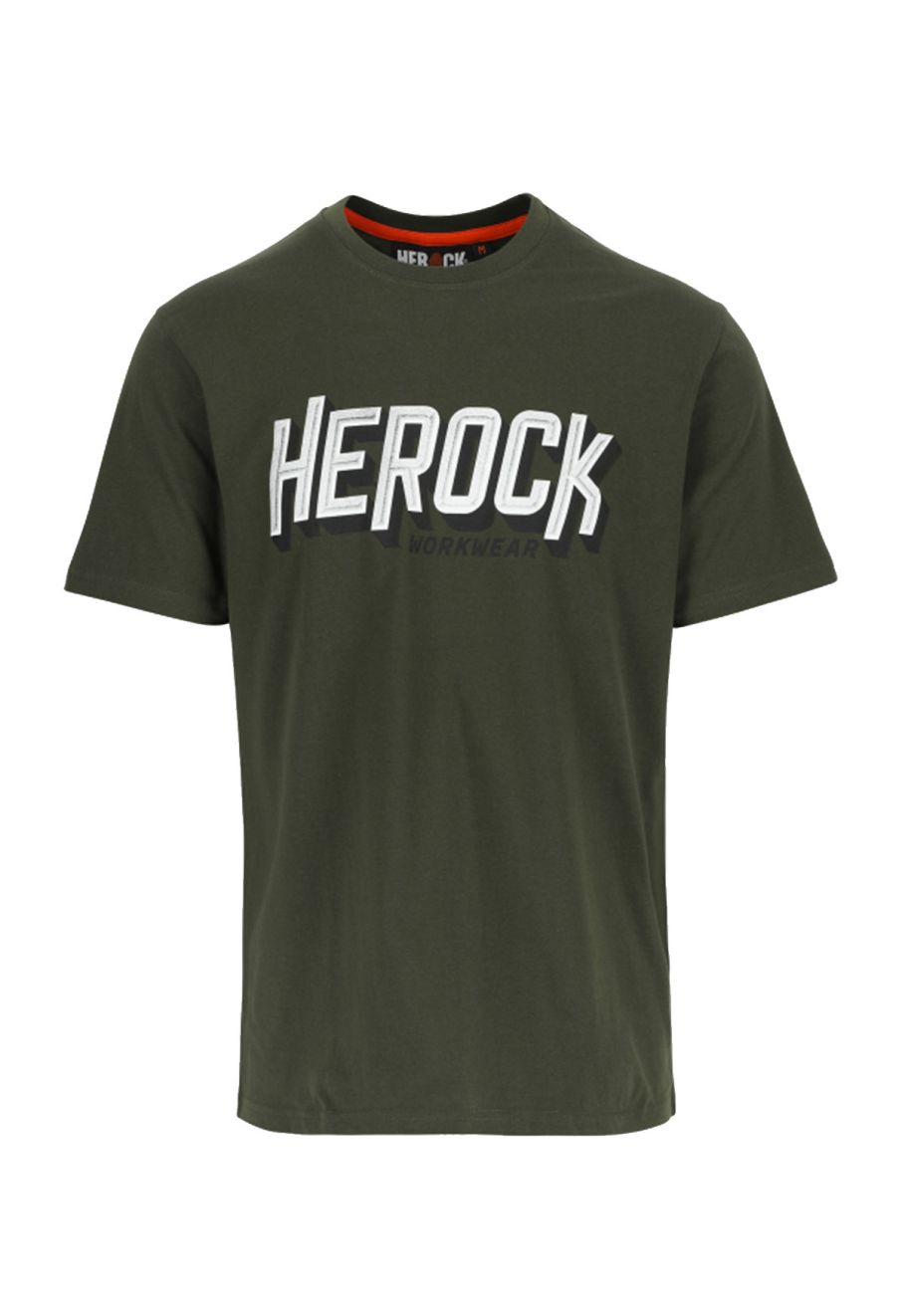 Herock Logo T-shirt Khaki Dark 