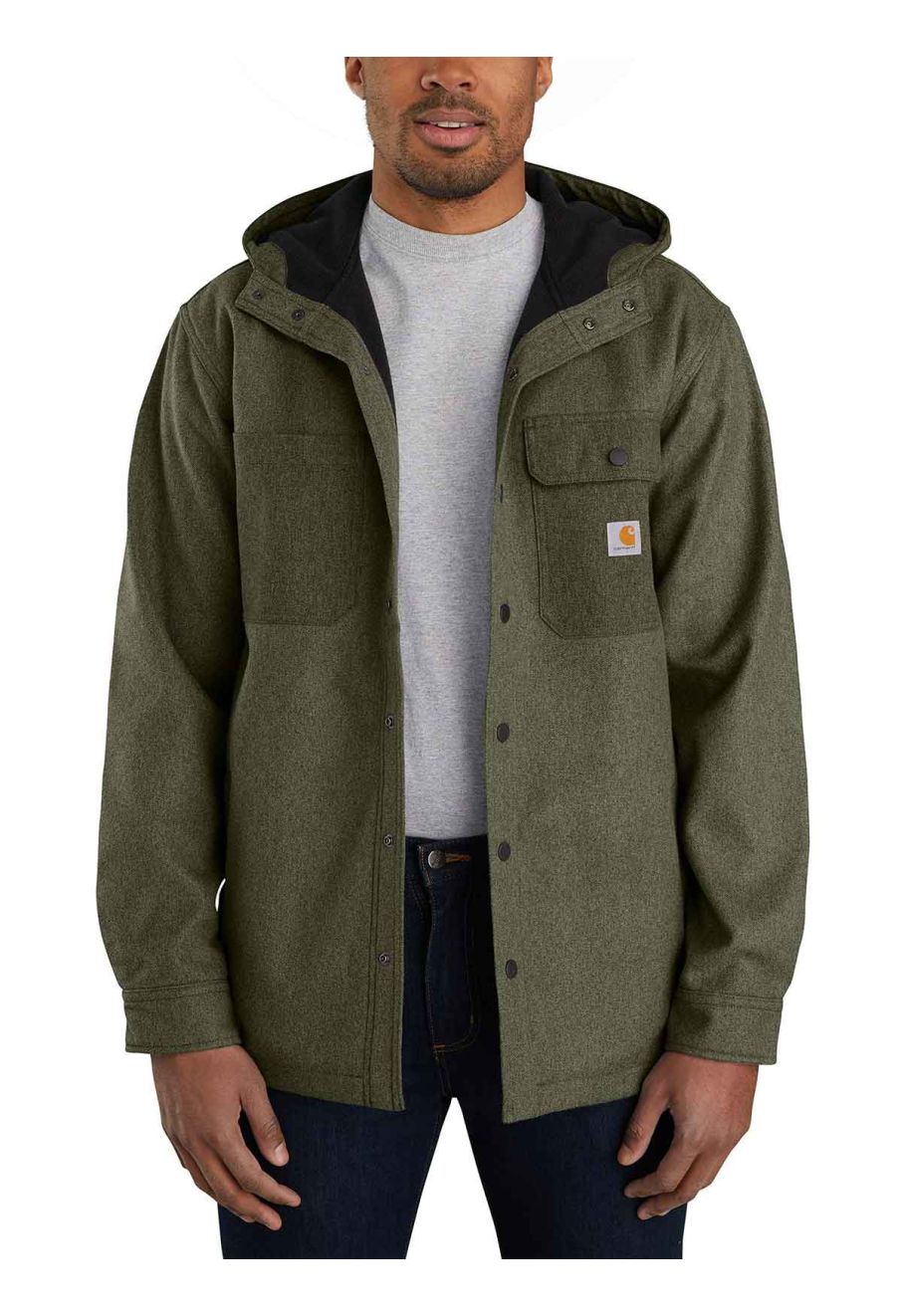 105022 Work Jacket Shirt Fleece Wind and Water Repellent - Basil