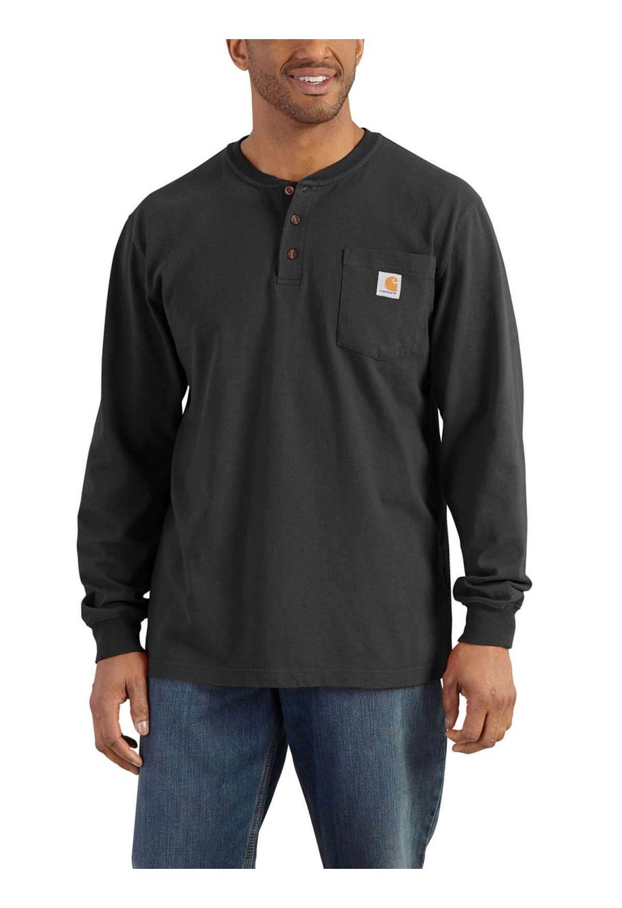 Long sleeve shop carhartt henley shirt