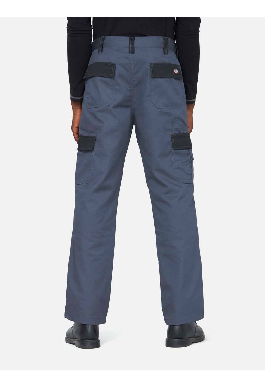 Men's Multi-Pocket Work Trouser Grey / Black | 2 Thigh Pockets