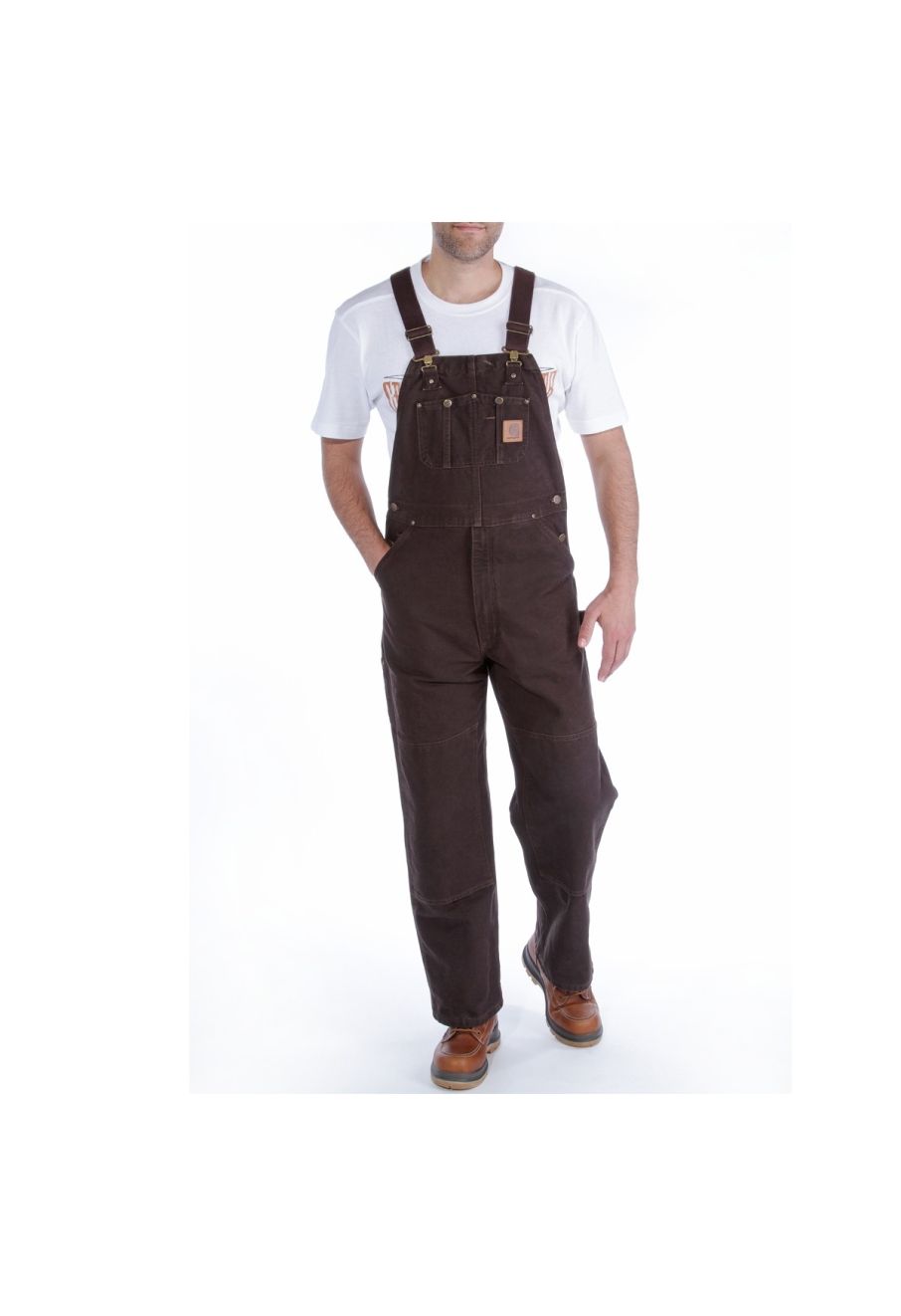 Sandstone shop bib overall