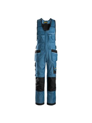 Snickers 0212 Craftsmen, One-piece Trousers with Holster Pockets DuraTwill - Ocean Blue