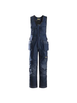 Snickers 0214 Craftsmen, One-piece Trousers with Holster Pockets, Canvas+ - Navy