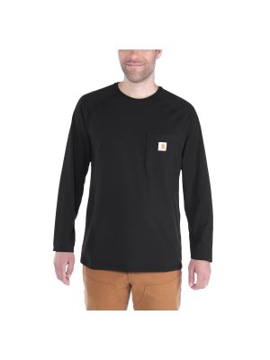 Carhartt 100393 T-Shirt Cotton l/s Force - Black