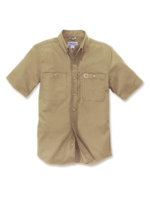 Carhartt 102537 Rugged Professional s/s Work Shirt - Dark Khaki