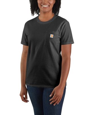 Carhartt 103067 Women's Pocket s/s T-Shirt - Black
