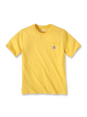 103296 T-shirt Short Sleeve Pocket Carhartt 71workx Sundance Heather Y36 front