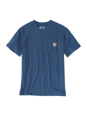 103296 T-shirt Short Sleeve Pocket Lakeshore Heather H76 Carhartt 71workx front