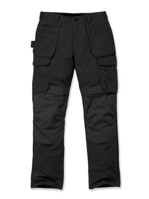 103337 Work Trouser Steel Double-Front Multi-Pocket Carhartt 71workx Black 001 front