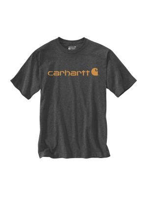 103361 Work T-shirt Core Print Logo - Carbon Heather CRH - Carhartt - front