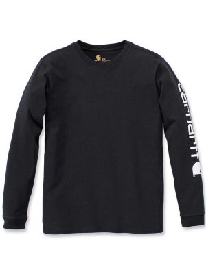 Carhartt 103401 Sleeve Logo l/s T-Shirt - Black