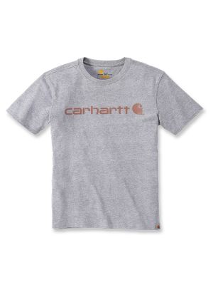 Carhartt 103592 Women's Logo T-Shirt s/s - Heather Grey