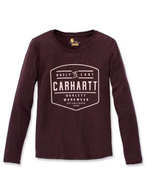 Carhartt 103929 Lockhart Graphic l/s T-Shirt - Fudge Heather