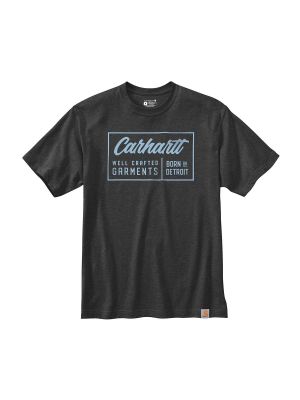 105177 Work T-shirt with Crafted Graphic - Carbon Heather CRH - Carhartt - front