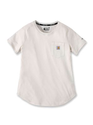105415 Women's Work T-shirt Pocket Force Carhartt 71workx Malt W03 front