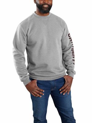 105444 Work Sweater Sleeve Logo Midweight - Carhartt
