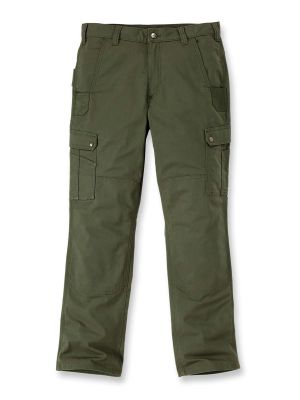 105461 Work Trousers Cargo Ripstop Carhartt 71workx Basil G72 front
