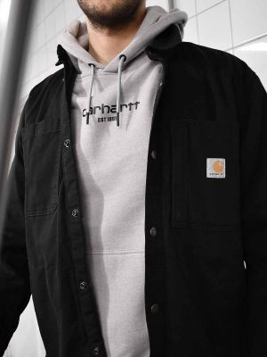 105532 Work Shirt Jacket Stretch Canvas Fleece - Carhartt