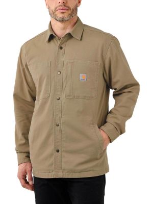105532 Work Shirt Jacket Stretch Canvas Fleece - Carhartt
