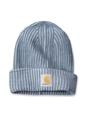 105560 Hat Ribbed Acrylic Beanie HG7 Thundercloud Carhartt 71workx front