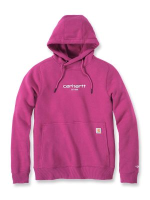 105573 Women's Hoodie Force Graphic Logo 71workx Magenta Agate P37 front