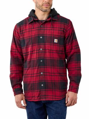 105621 Work Shirt Jacket Flannel Fleece Lined - Carhartt