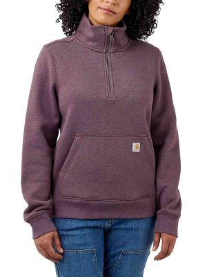 105657 Women's Work Sweater Mock Neck Half Zip - Carhartt