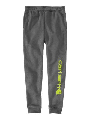 105899 Sweatpants with Logo Carhartt 71workx Carbon Heather 026 front