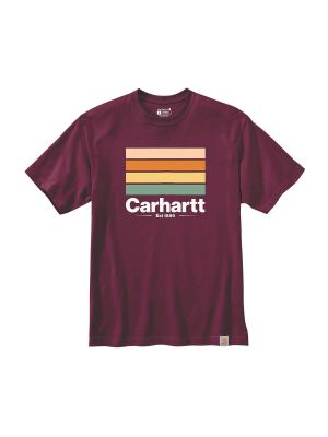 105910 Work T-shirt Line Graphic Logo Carhartt 71workx Port PRT front