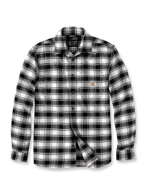 Carhartt Work Shirt Flannel Fleece 105945 71workx Malt W03 front