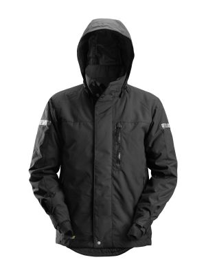 1102 Work Jacket Waterproof Insulated  Snickers 71workx Black 0404 front