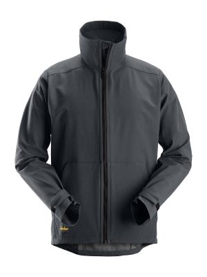 1205 Work jacket Softshell Windproof Stretch Allroundwork Steel Grey 5800 Snickers 71workx front