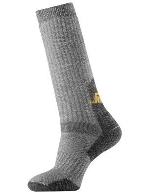 Snickers 9210 High Heavy Wool Socks - Grey/Black