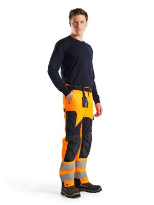 1588-1513 High Vis Work Trouser Fireproof - Blåkläder