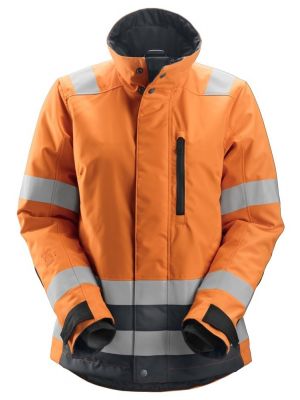 Snickers 1137 AllroundWork, Women's High-Vis 37.5® Insulating Jacket, Class 2/3 - High Vis Orange