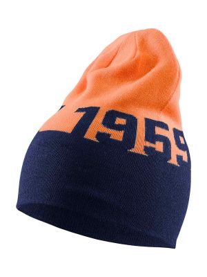 2056-0000 Beanie - 8953 Navy Blue/Orange - Blåkläder - front