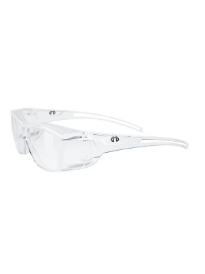 22030-001 Safety Glasses Xenon OTG Clear AF/AS Hellberg 71workx side left