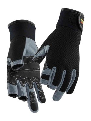 2233-3913 Work Gloves - 9994 Black/Grey - Blåkläder - front