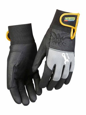 2245-3942 Work Gloves - 9994 Black/Grey - Blåkläder - voorkant