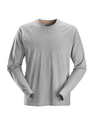 Snickers 2410 AllroundWork, T-Shirt l/s - Grey Melange